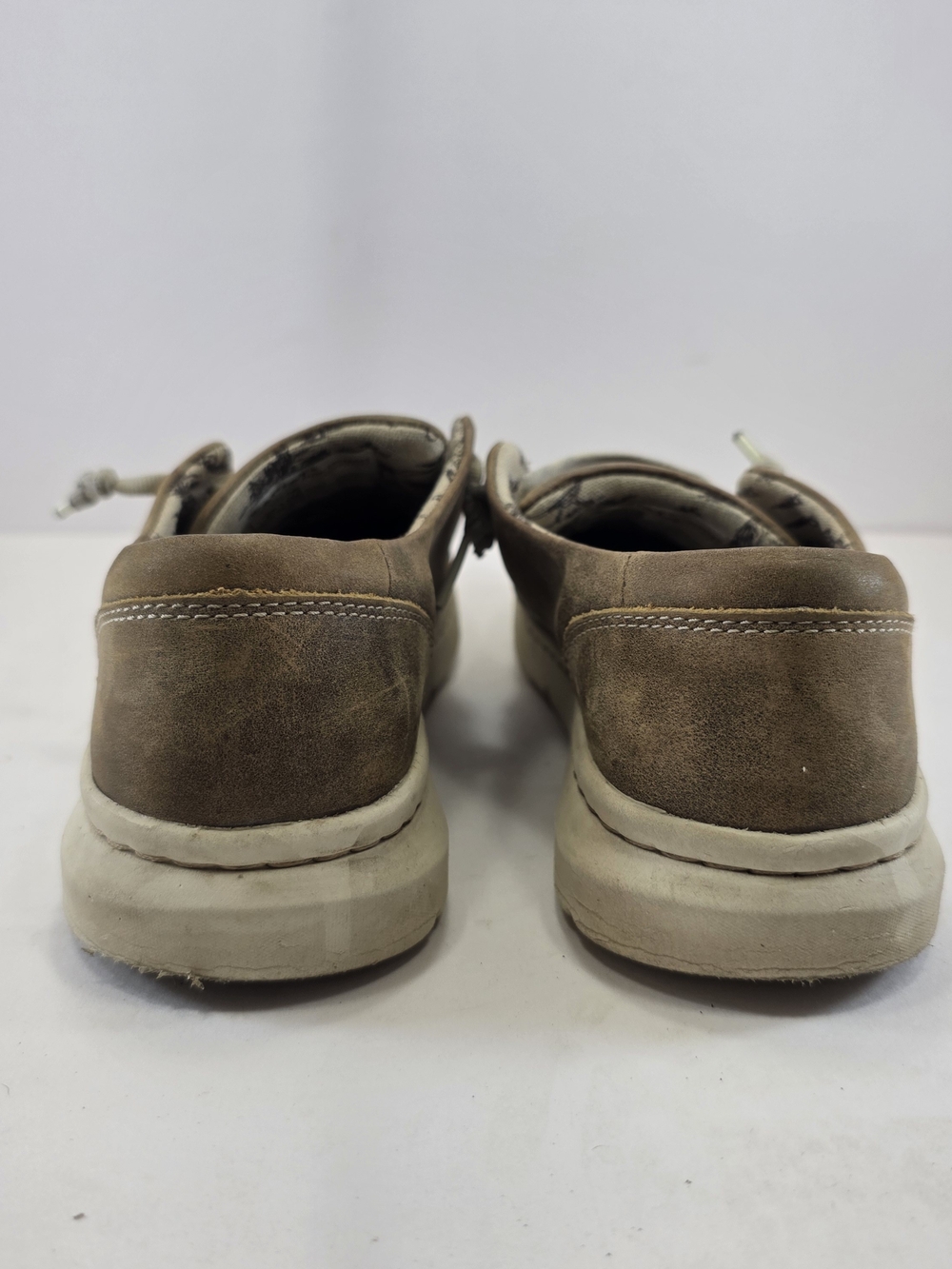 Ariat Women’s 6B Brown Leather Moc Toe Casual Boat Loafer Shoes - Picture 6 of 8